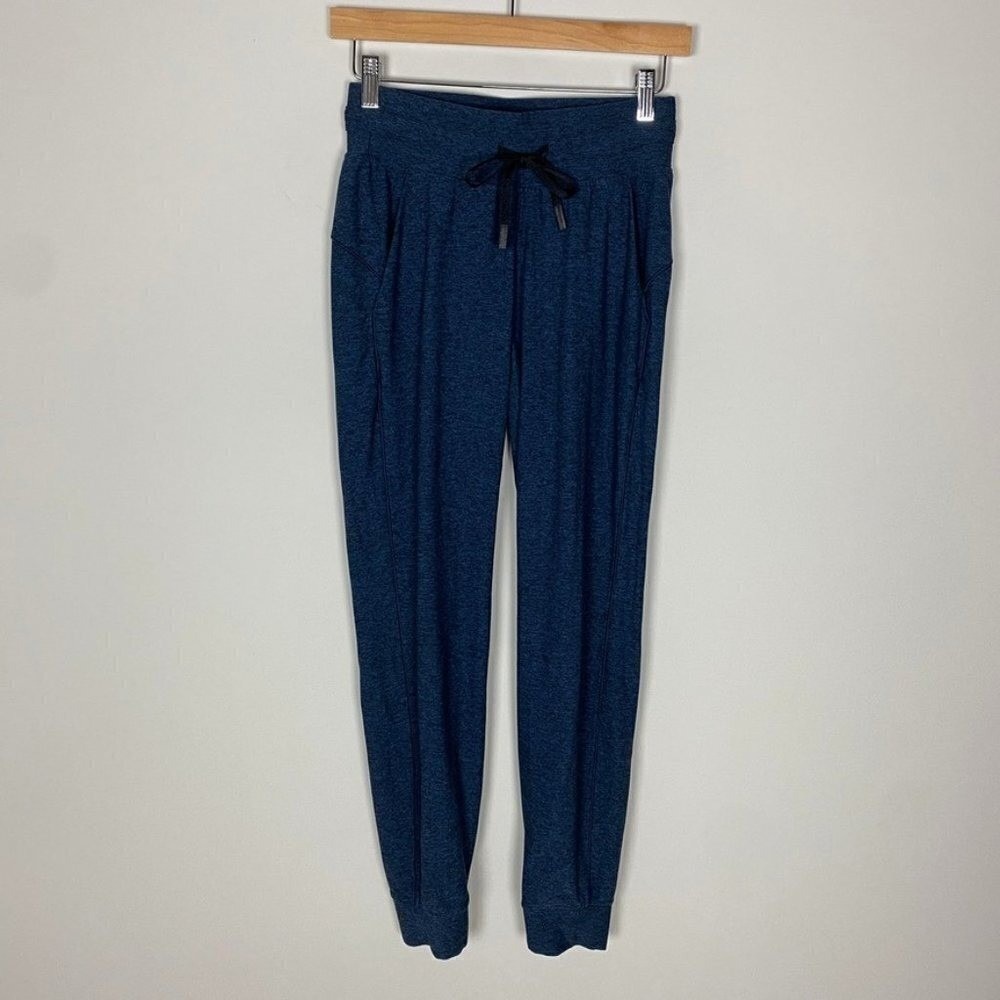Lululemon Ready To Rulu Joggers Pants Womens 4 Heathered Blue 29" Inseam